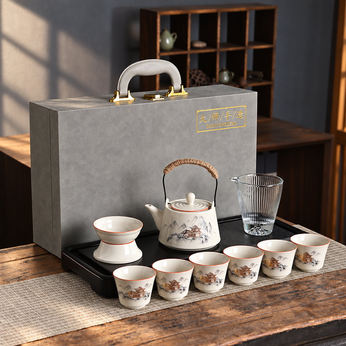 Silver Landscape - Top-Handle Teapot (Tray Excluded)