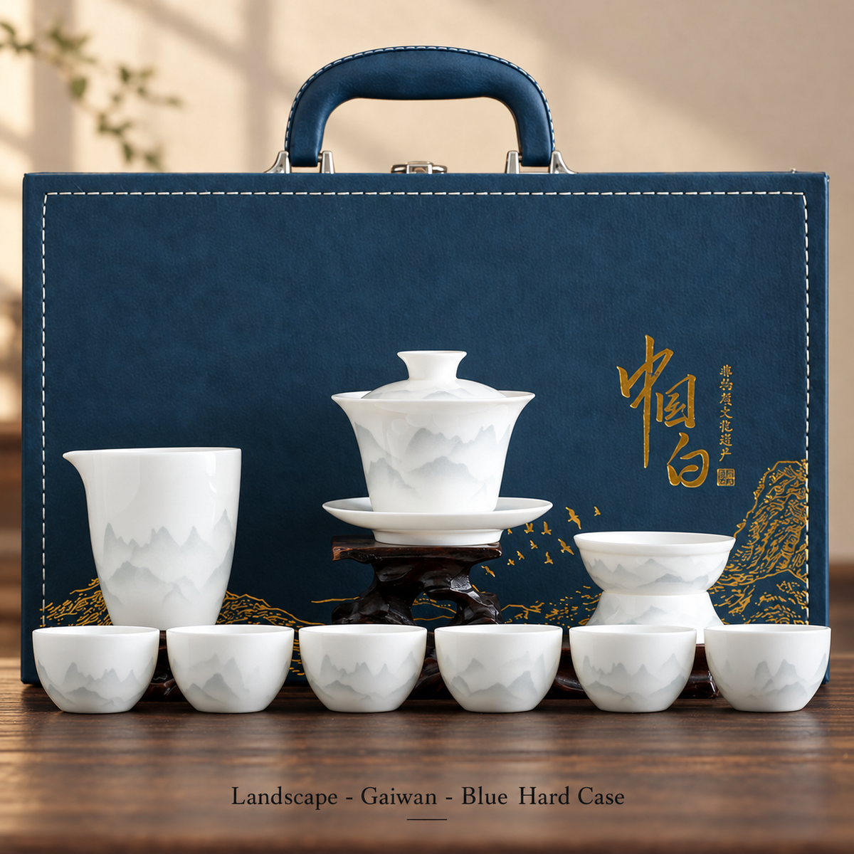 Landscape - Gaiwan - Blue Hard Case