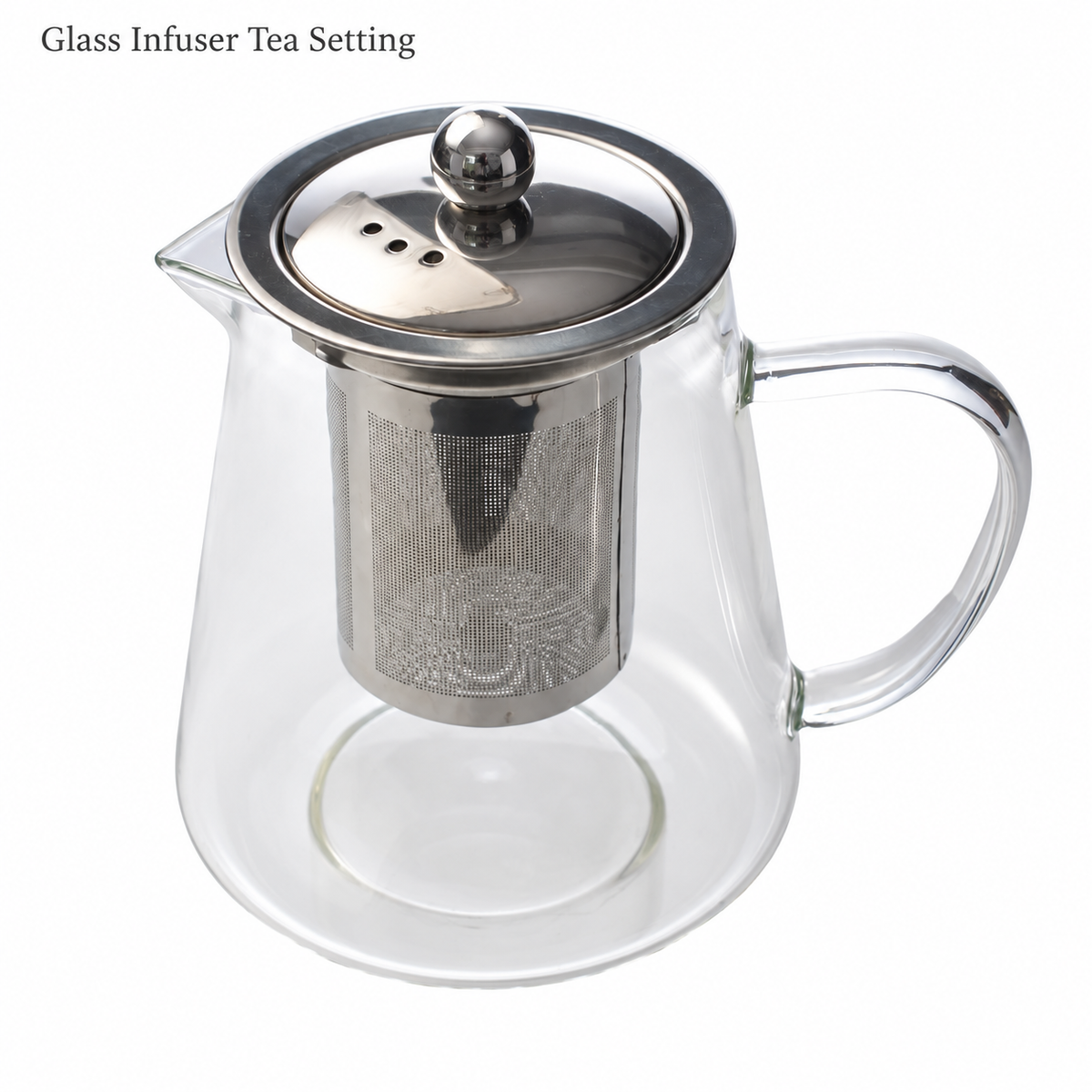 Clear Glass Infuser Tea Sets — image 5