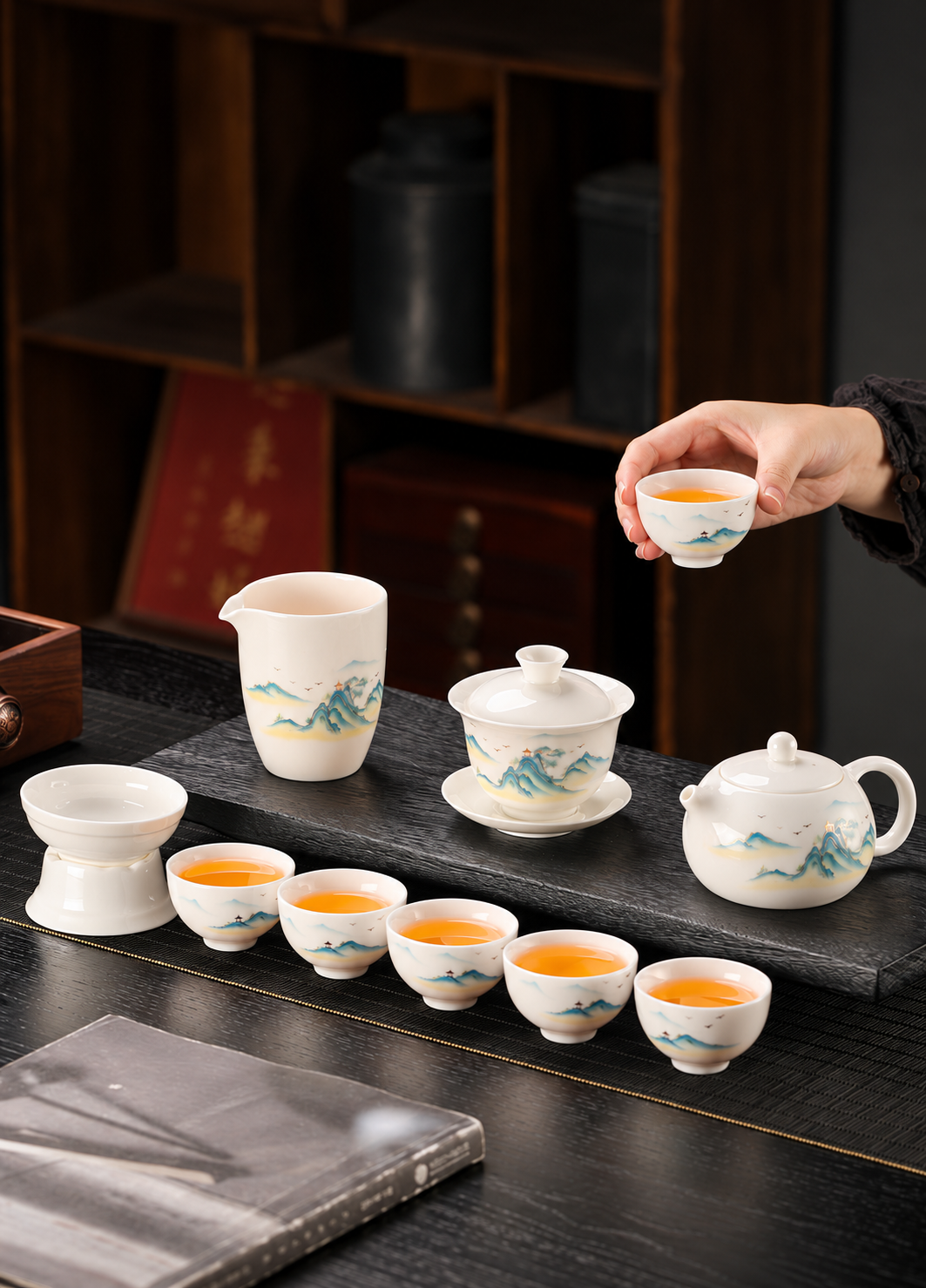 Sharing tea