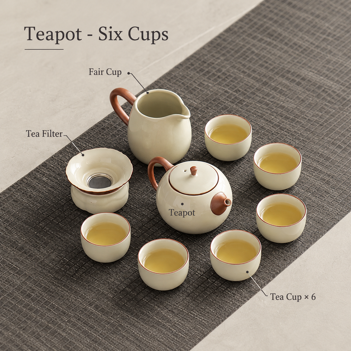 Teapot - Six Cups