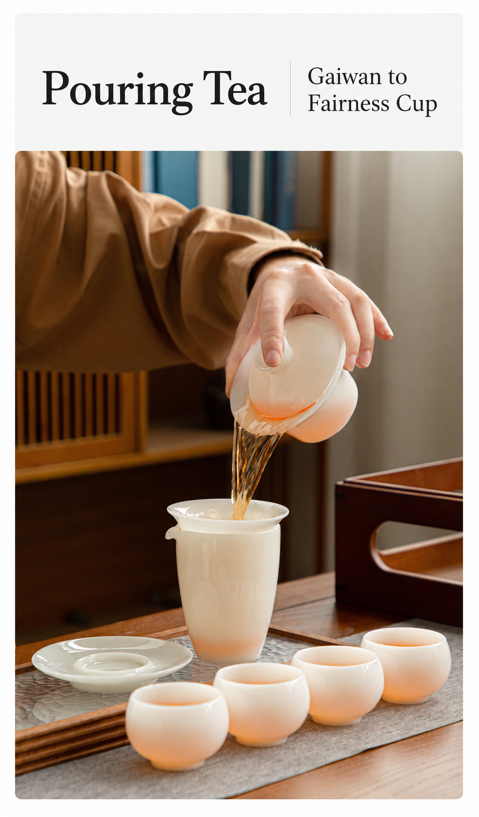 Pouring tea