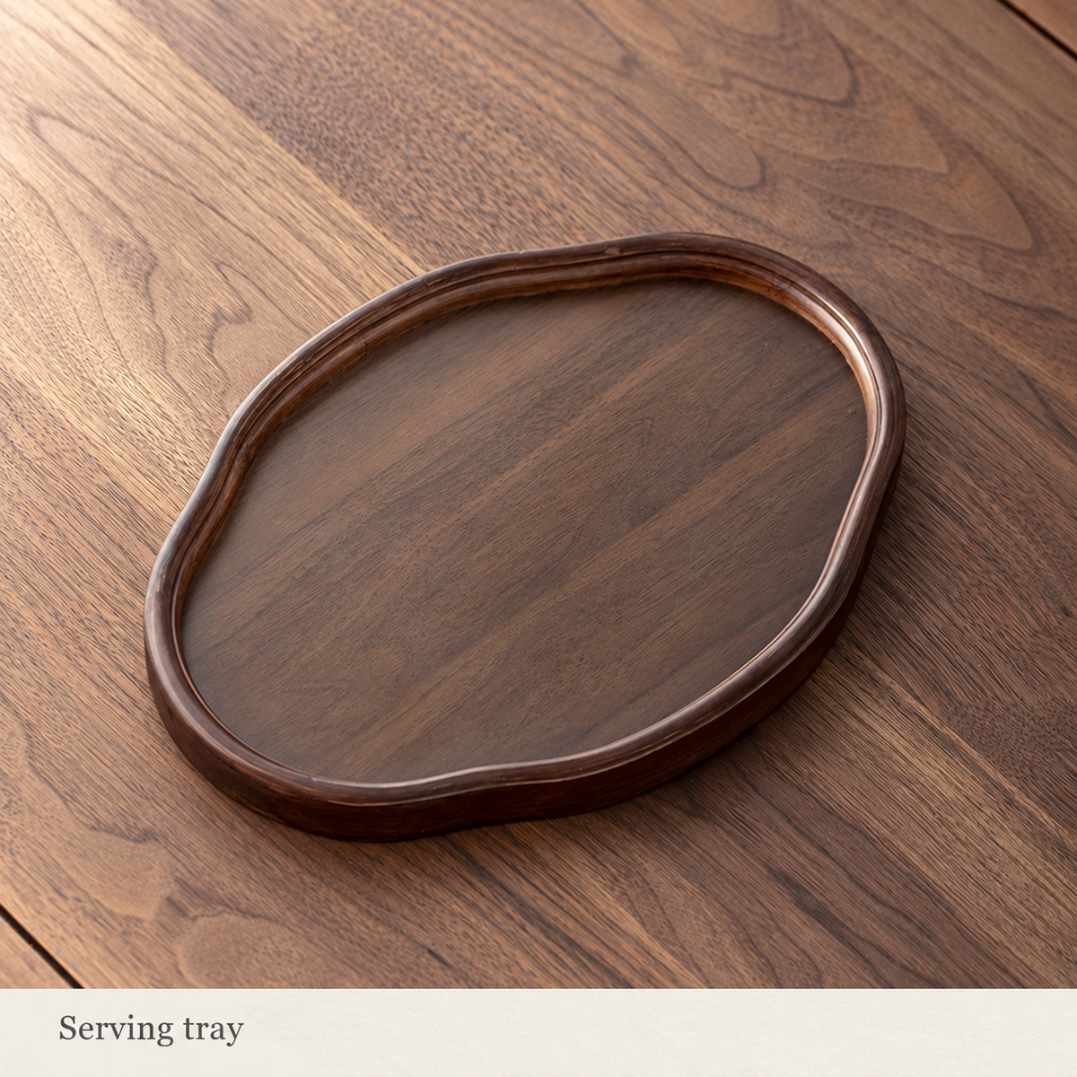 Walnut-Tone Serving Trays — image 5