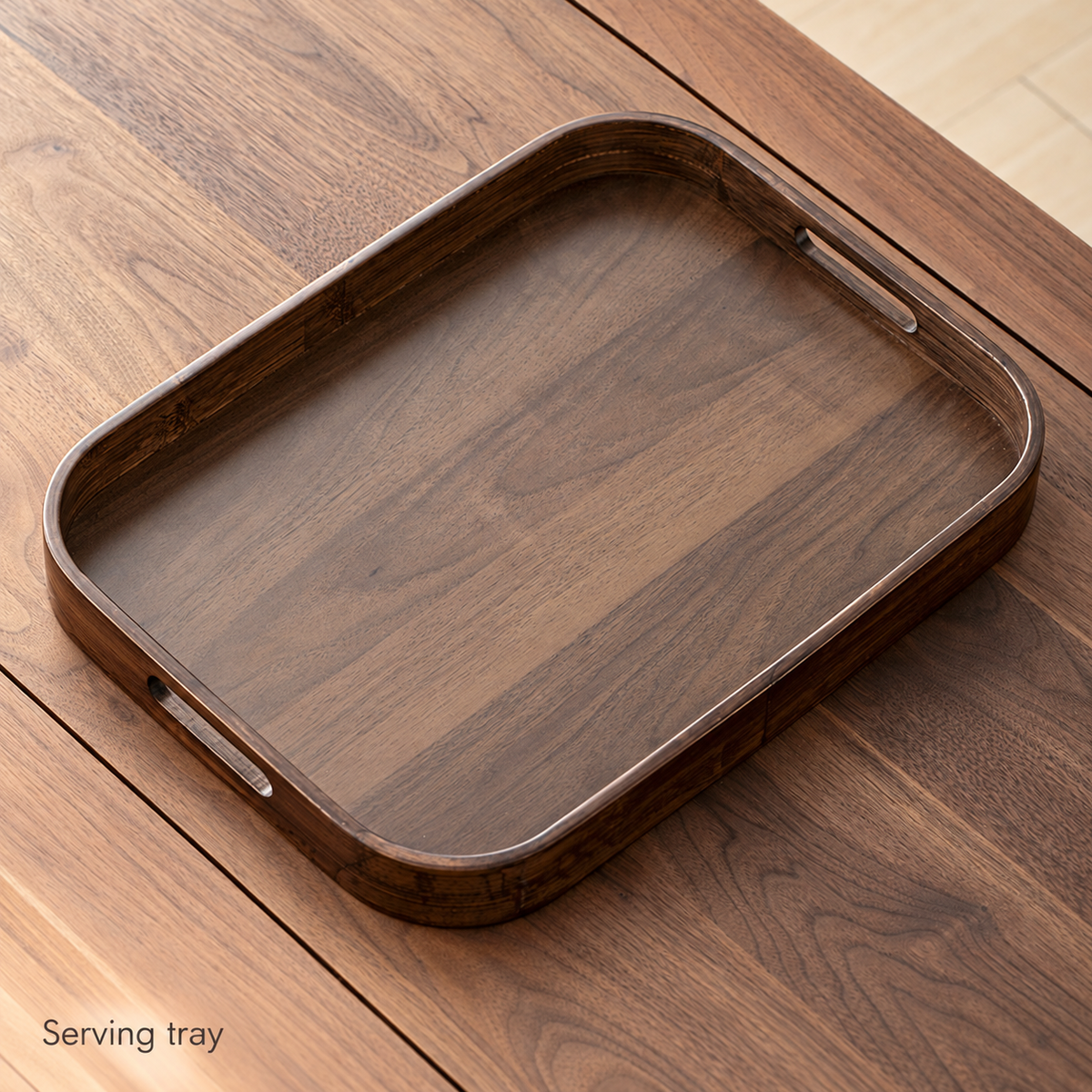 Walnut-Tone Serving Trays — image 10