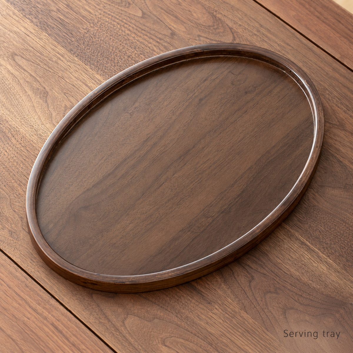 Walnut-Tone Serving Trays — image 19