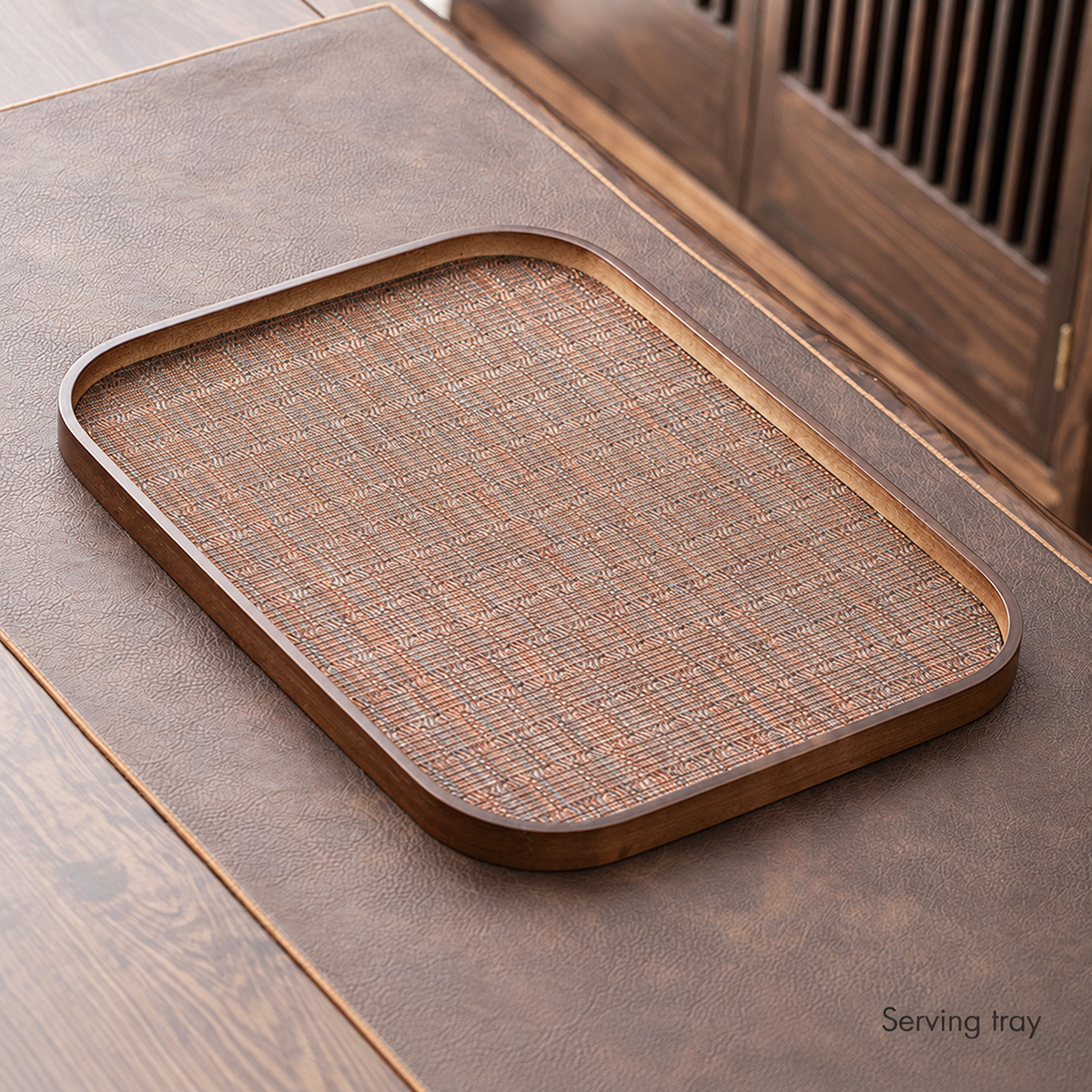 Walnut-Tone Serving Trays — image 30