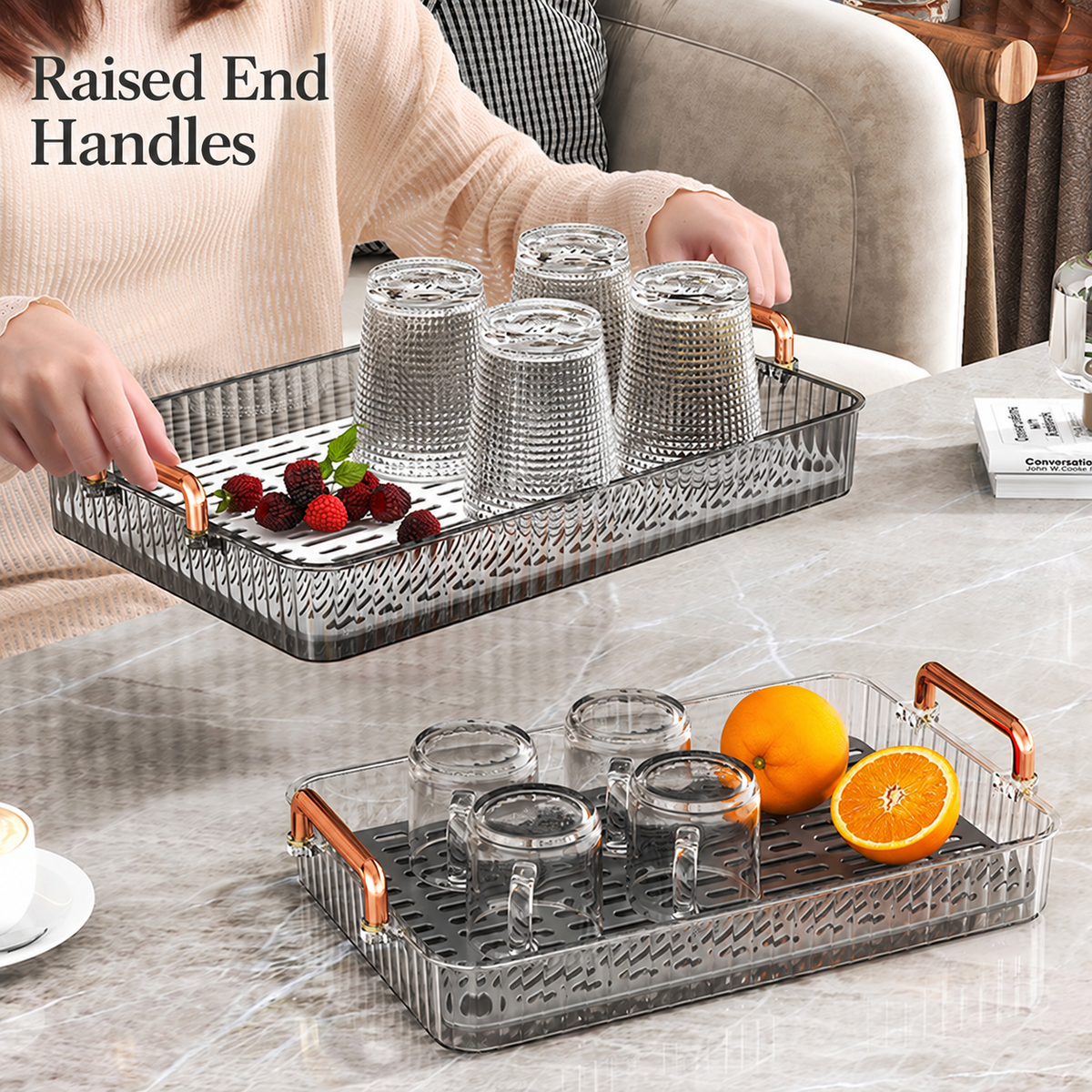 Ribbed Rectangular Drain Trays — image 4