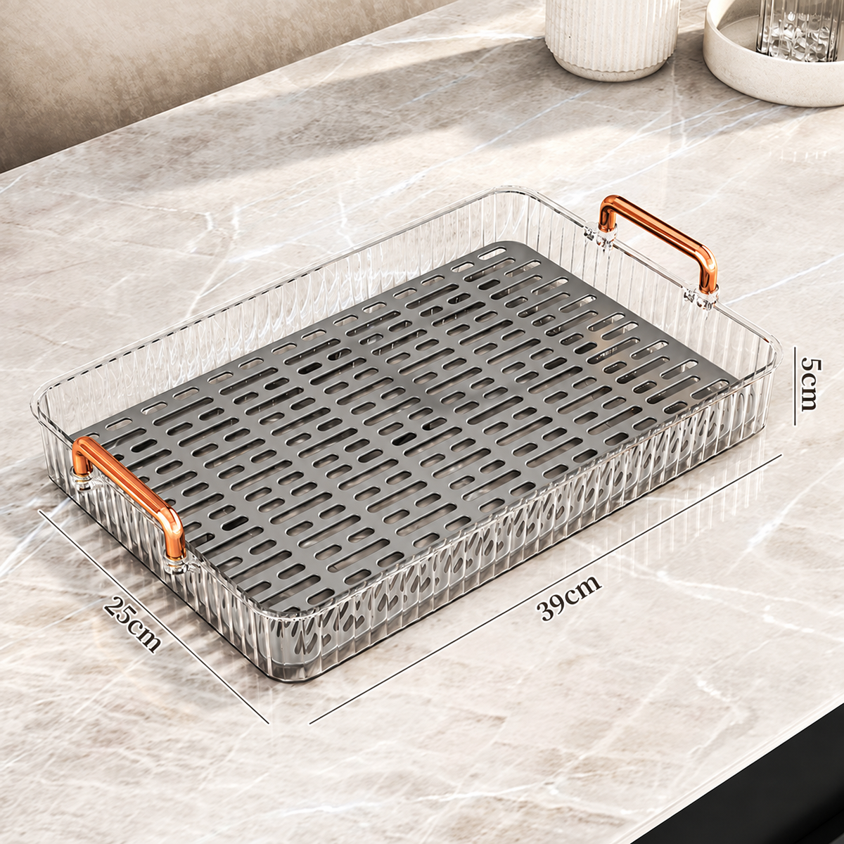 Ribbed Rectangular Drain Trays — image 11