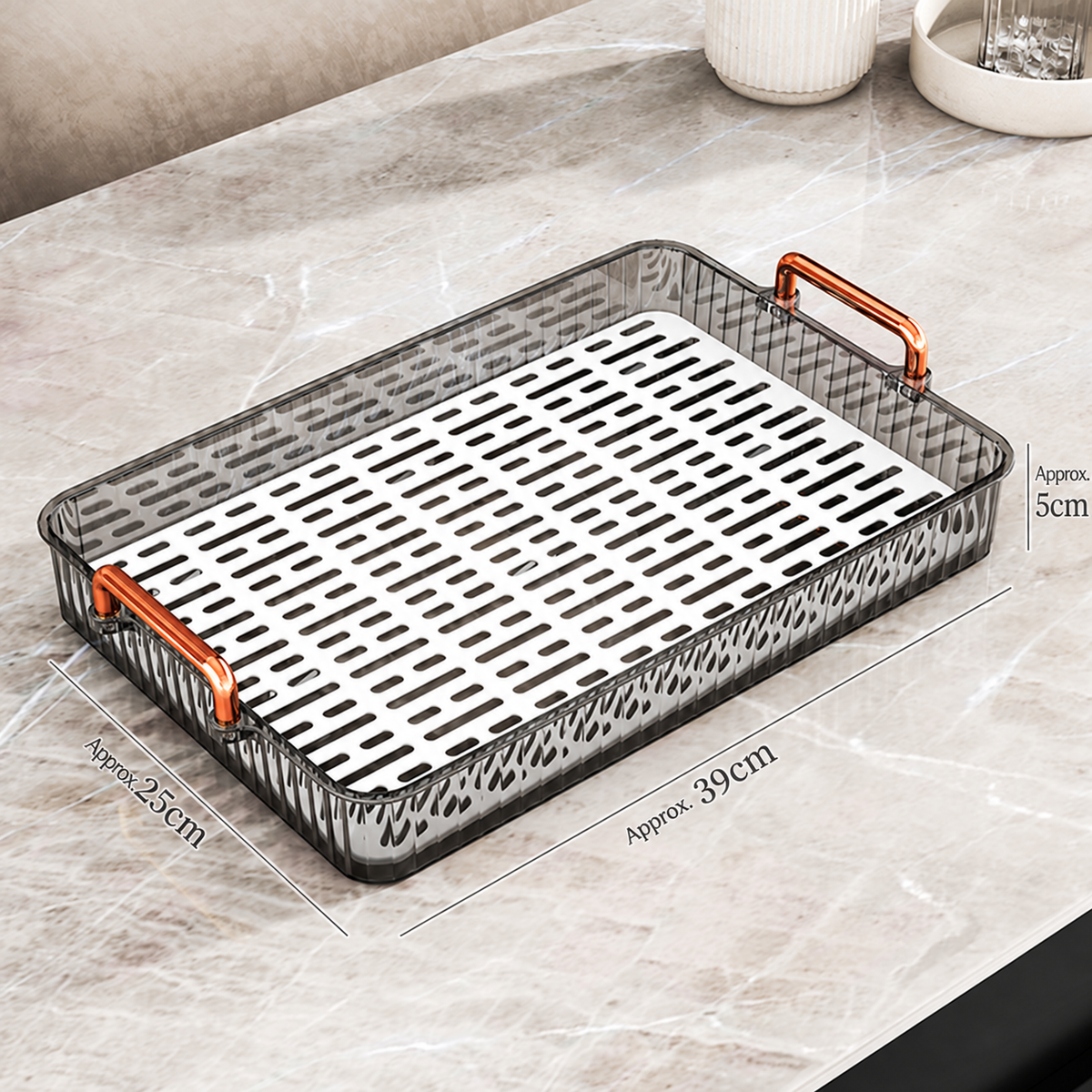 Ribbed Rectangular Drain Trays — image 12