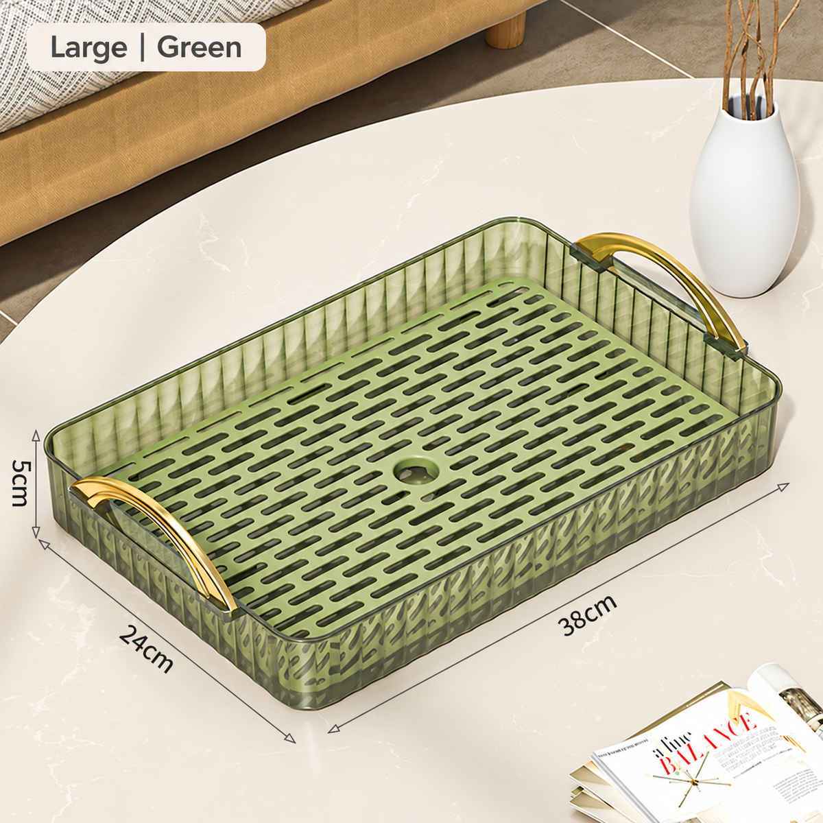 Ribbed Rectangular Drain Trays — image 15
