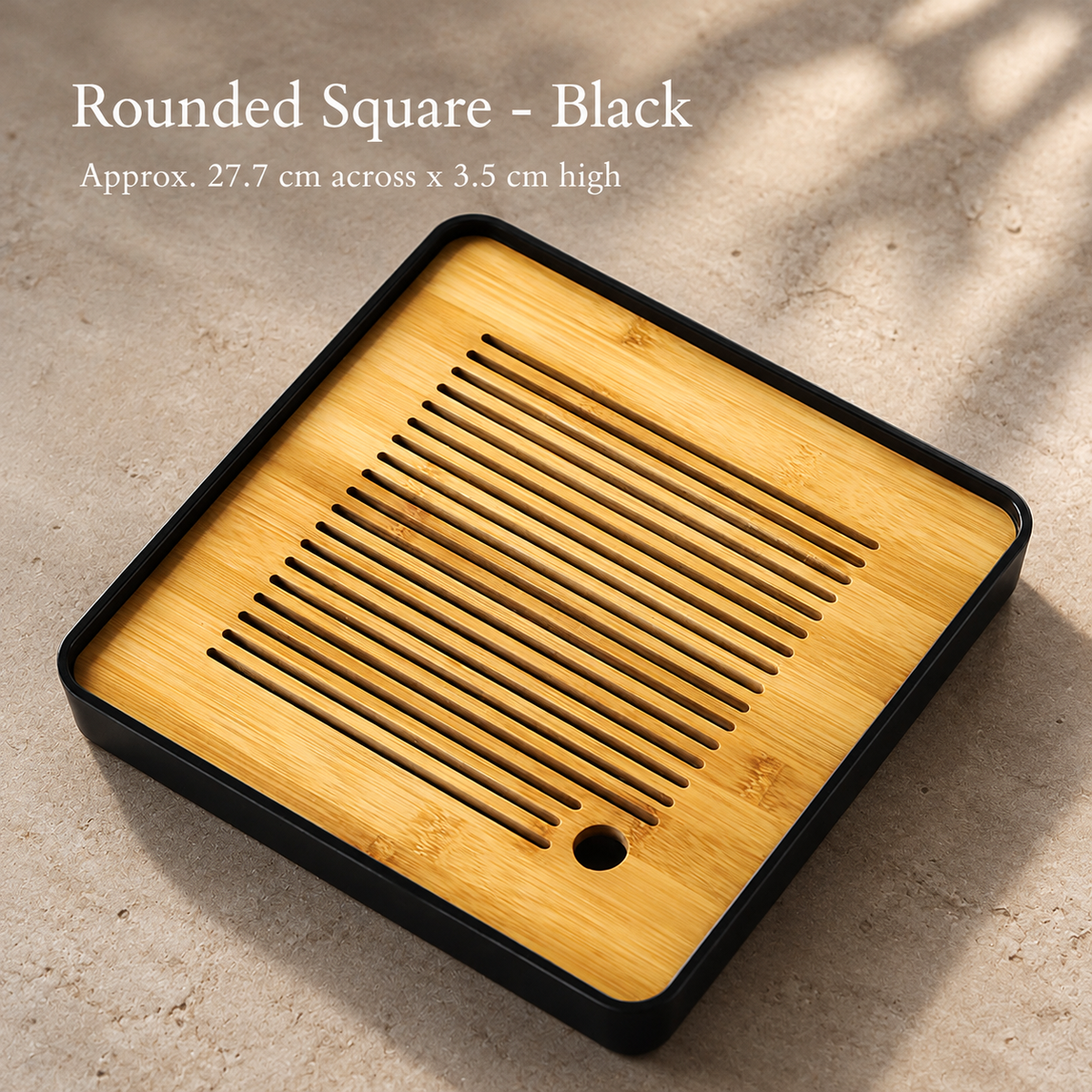 Rounded Square - Black