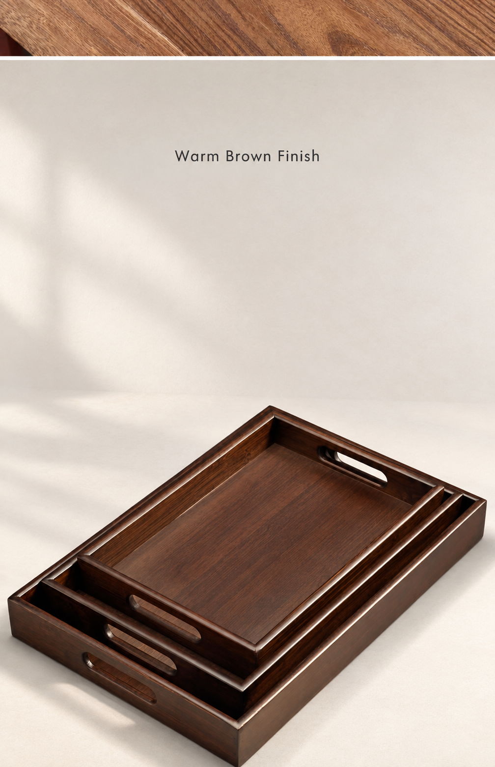 Warm Brown Finish