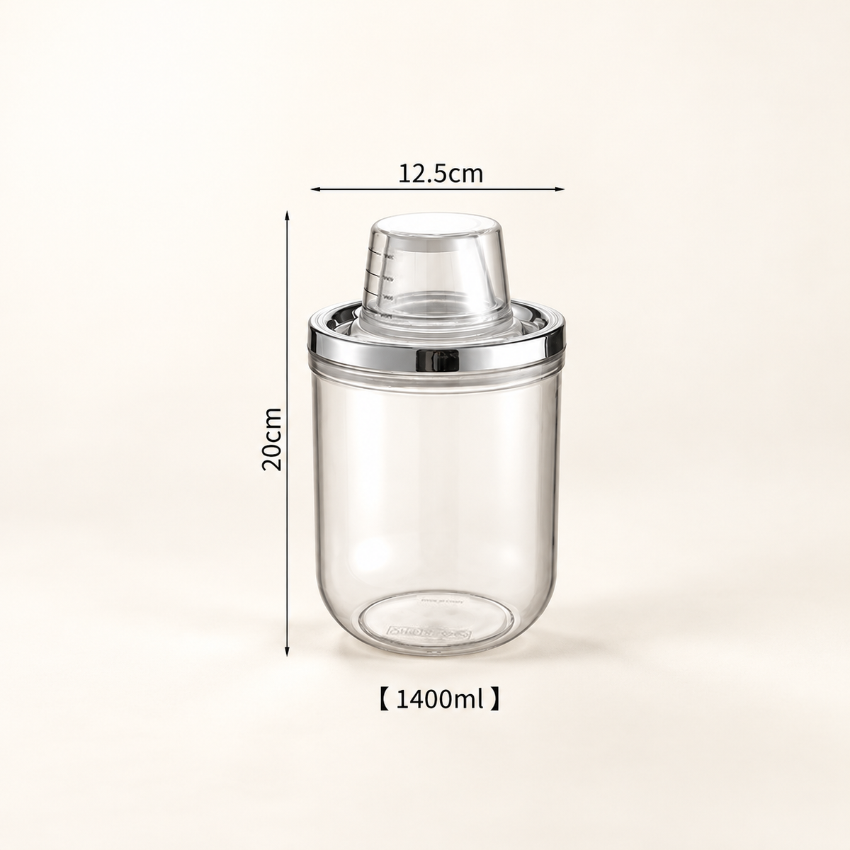 Transparent - 1,400 ml