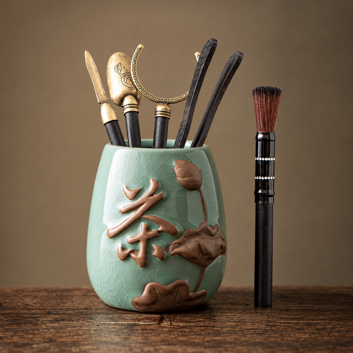 Celadon - Tea and Lotus Relief