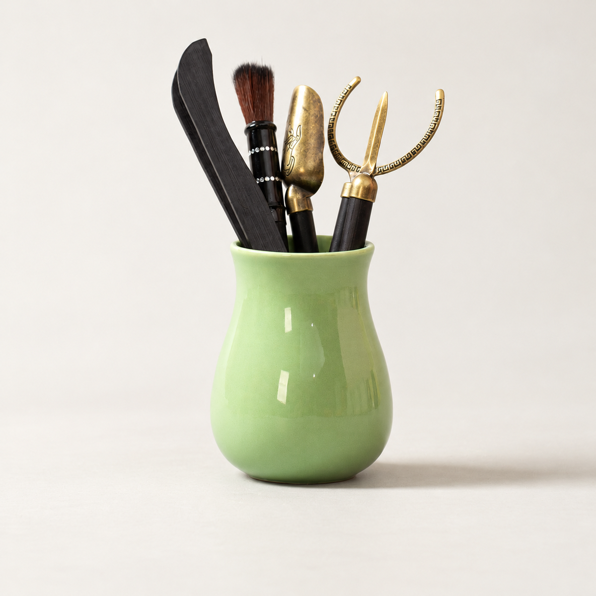 Tea Ritual Tool Set with Ceramic Holder — image 14