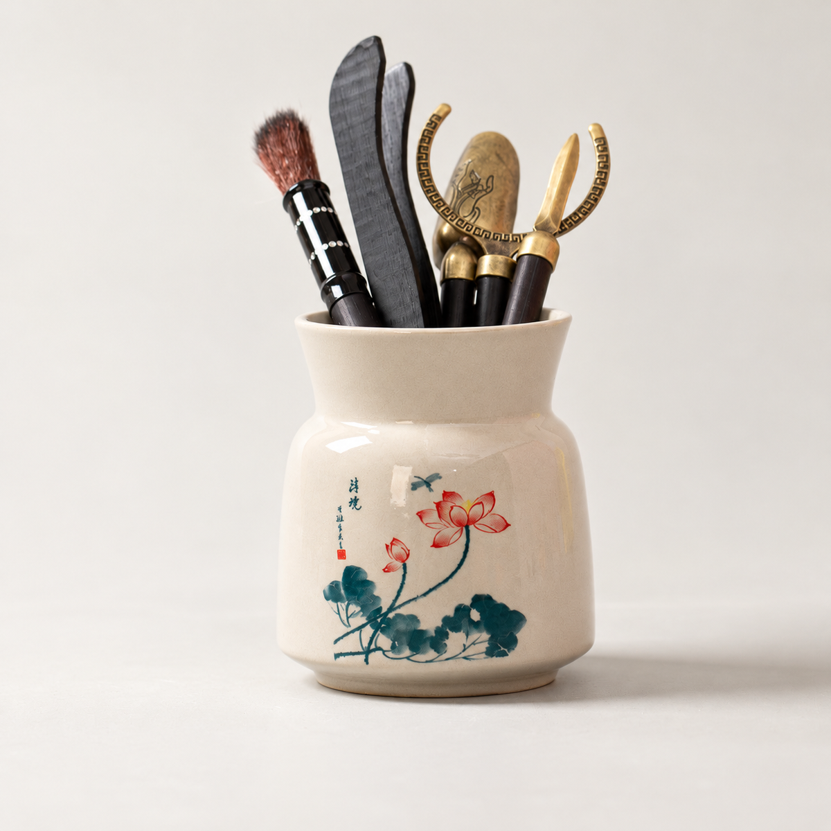 Tea Ritual Tool Set with Ceramic Holder — image 18