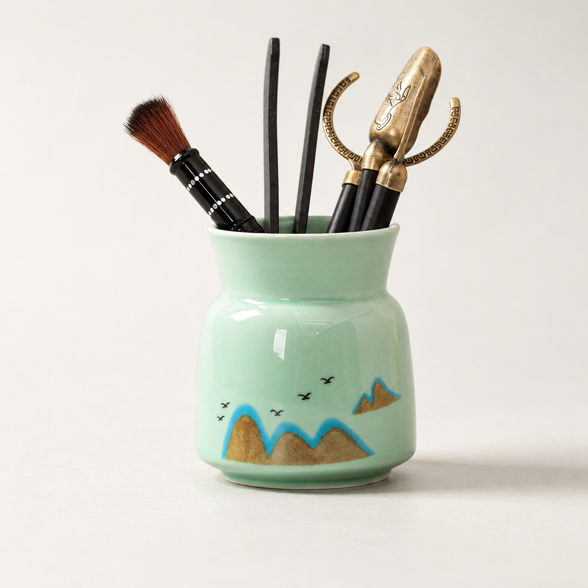 Tea Ritual Tool Set with Ceramic Holder — image 28