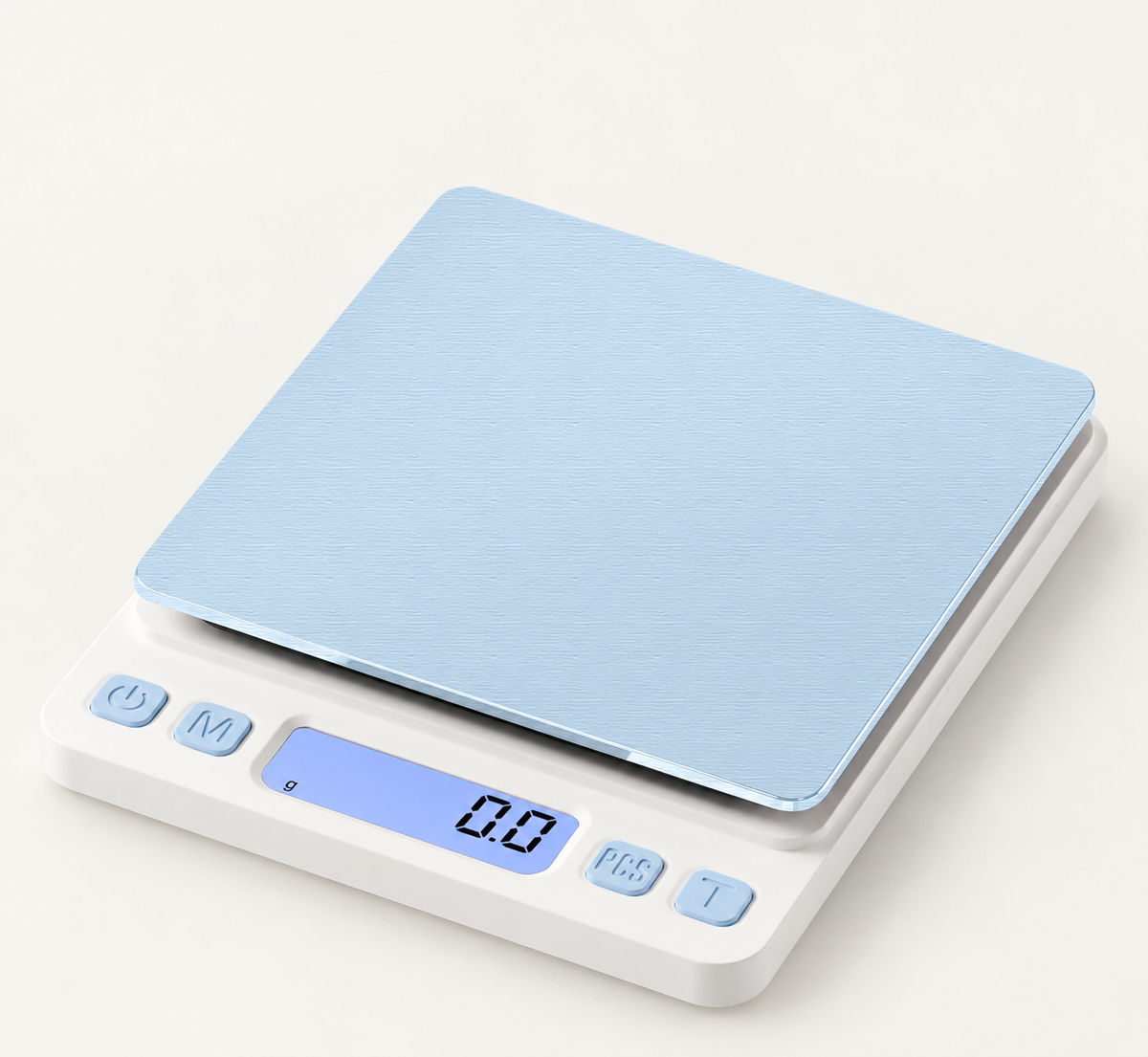 Option 9 — Textured Pale Blue / Supplier-listed 0.1g step
