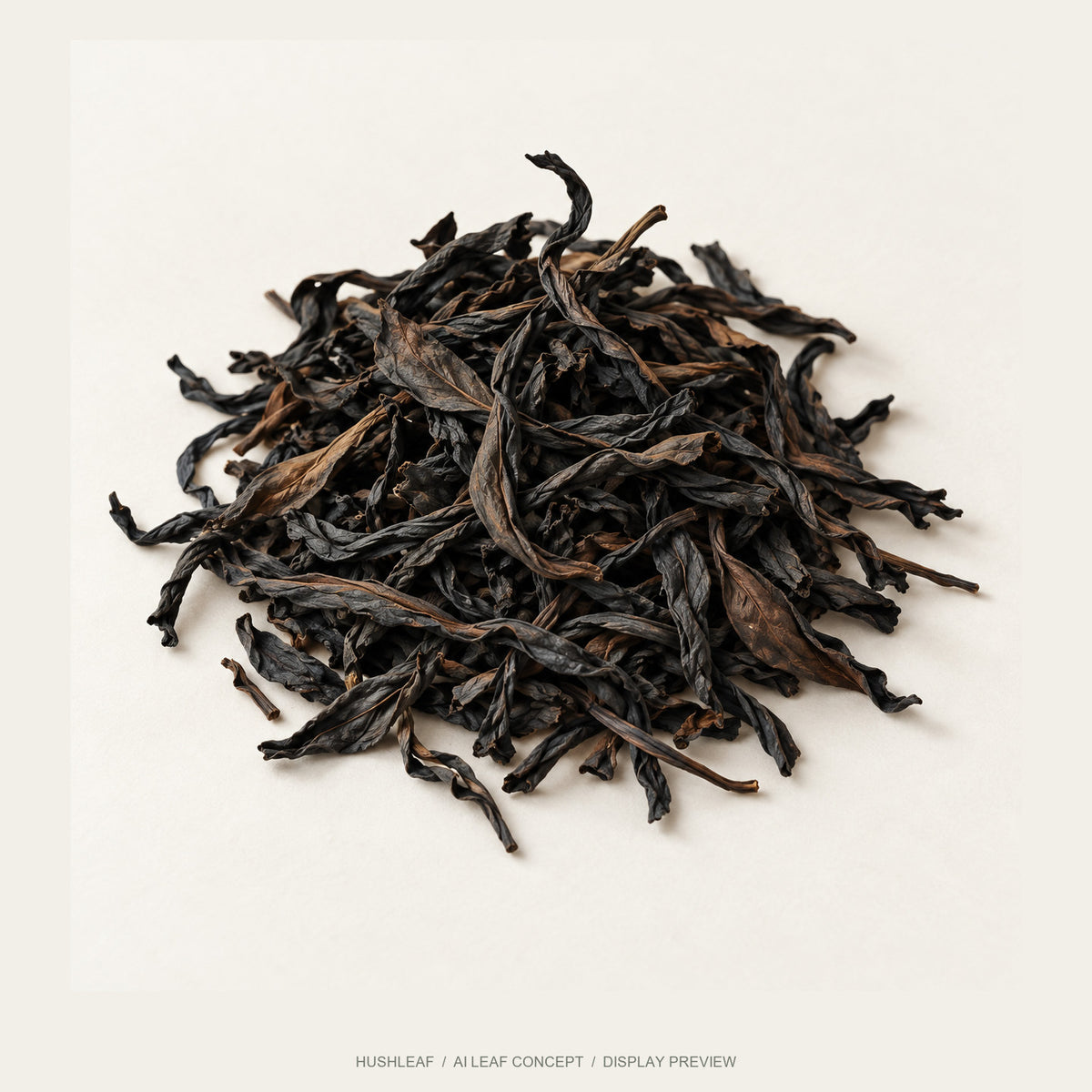 AI leaf concept — Tie Luo Han Rock Oolong — Xi Zhen Yan