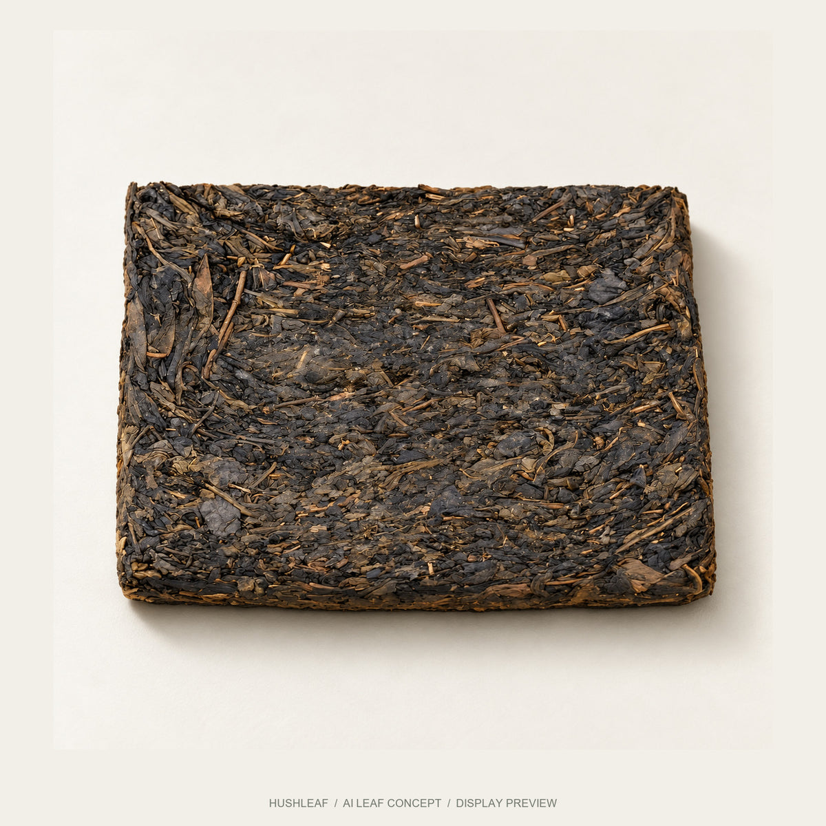 AI leaf concept — Fu Brick Dark Tea — Yiyang, Hunan