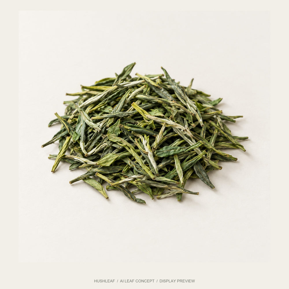 AI leaf concept — Huangshan Maofeng Green Tea — Anhui