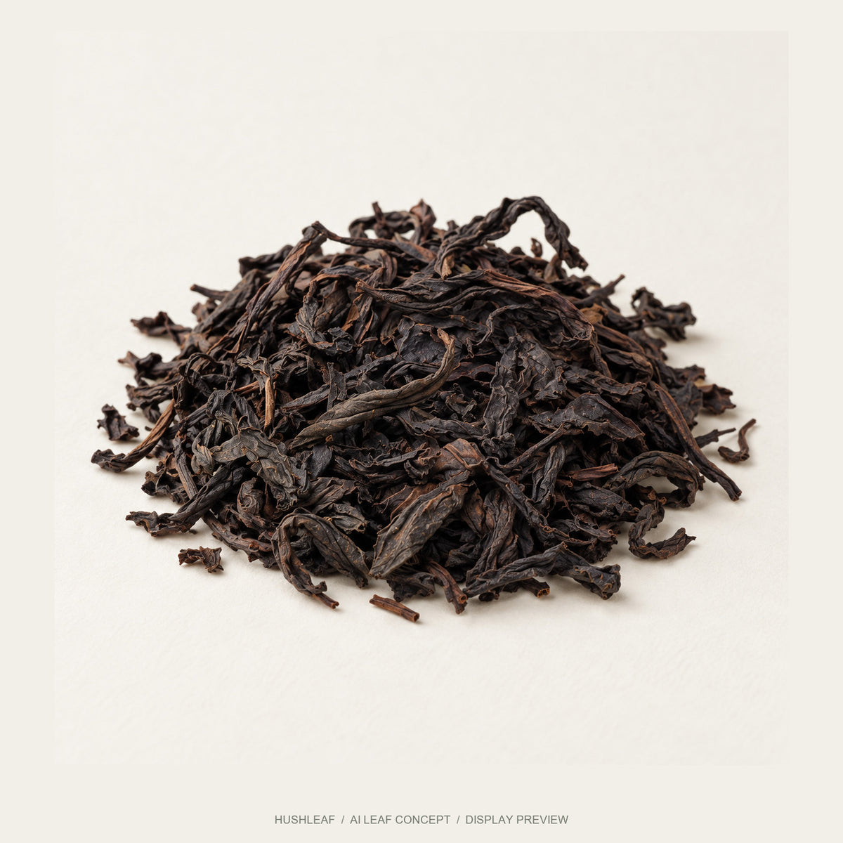 AI leaf concept — Qi Dan Da Hong Pao Oolong — Dashuikeng
