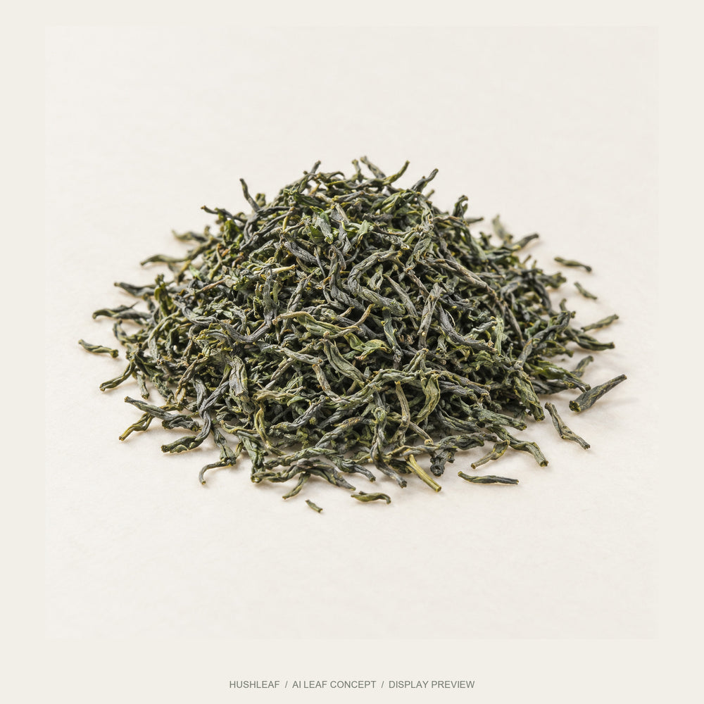 AI leaf concept — Xinyang Maojian Green Tea — Balipo, Henan