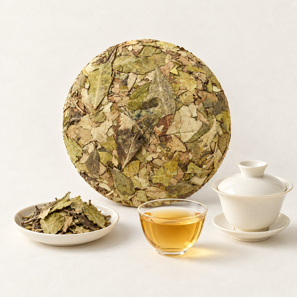 AI brewing scene concept — Dong Pian White Tea — Panxi, Fuding