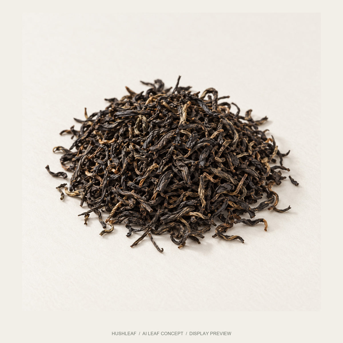 AI leaf concept — Qimen Mao Feng Black Tea — Anhui