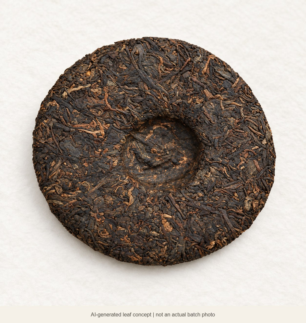 AI leaf concept — Banpen Ripe Puer Cake