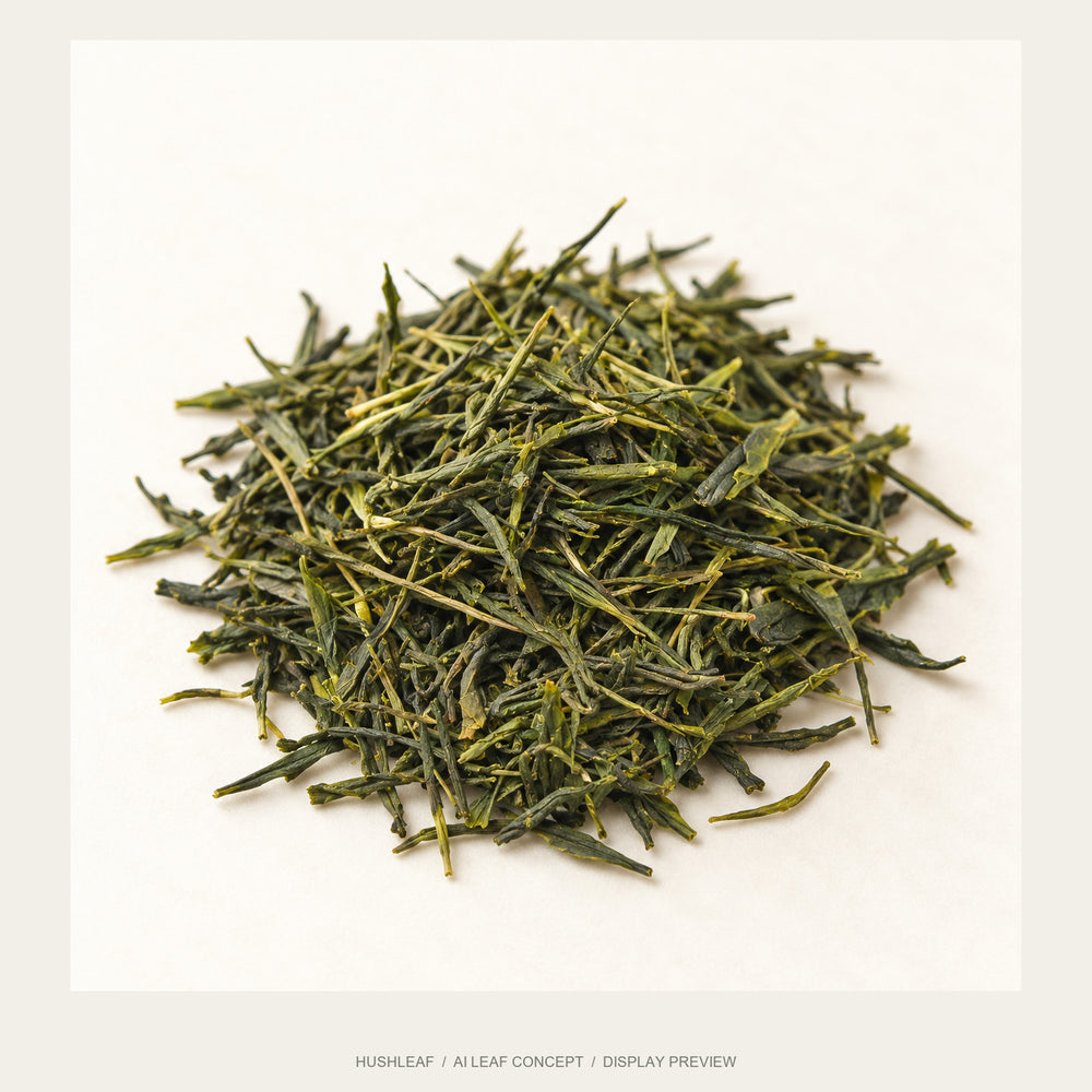 AI leaf concept — Enshi Yulu Steamed Green Tea — Hubei