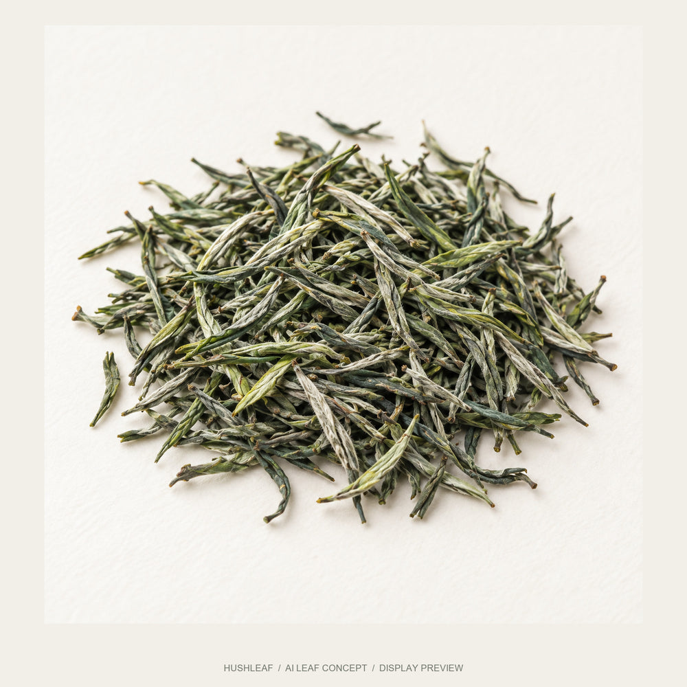 AI leaf concept — Lushan Yunwu Green Tea — Bilongtan, Jiangxi