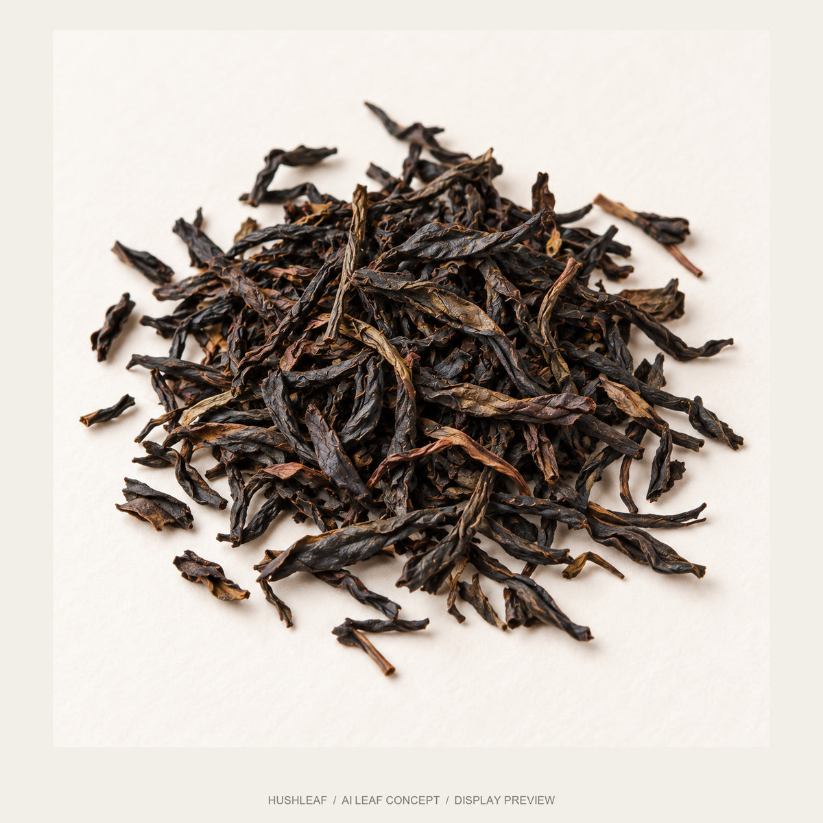 AI leaf concept — Huang Zhi Xiang Dancong Oolong — Phoenix Mountain