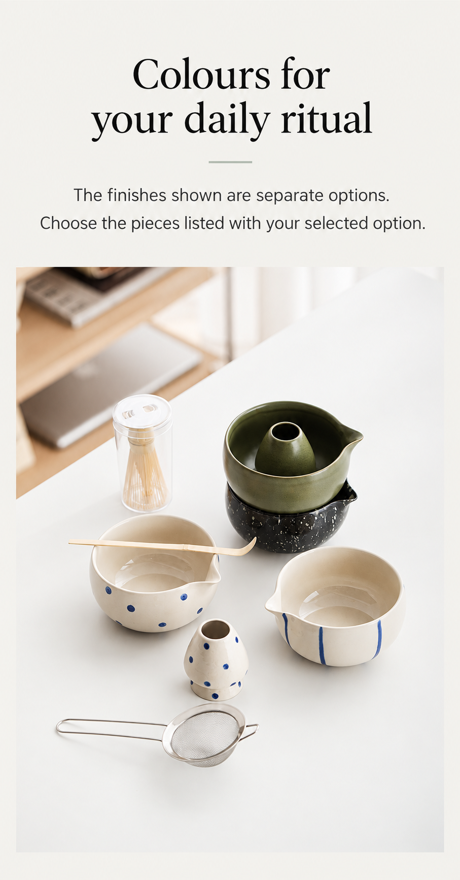 Colours for your daily ritual