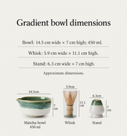 Gradient bowl dimensions