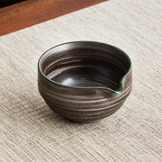 Dark Brown Rings — Pouring Bowl