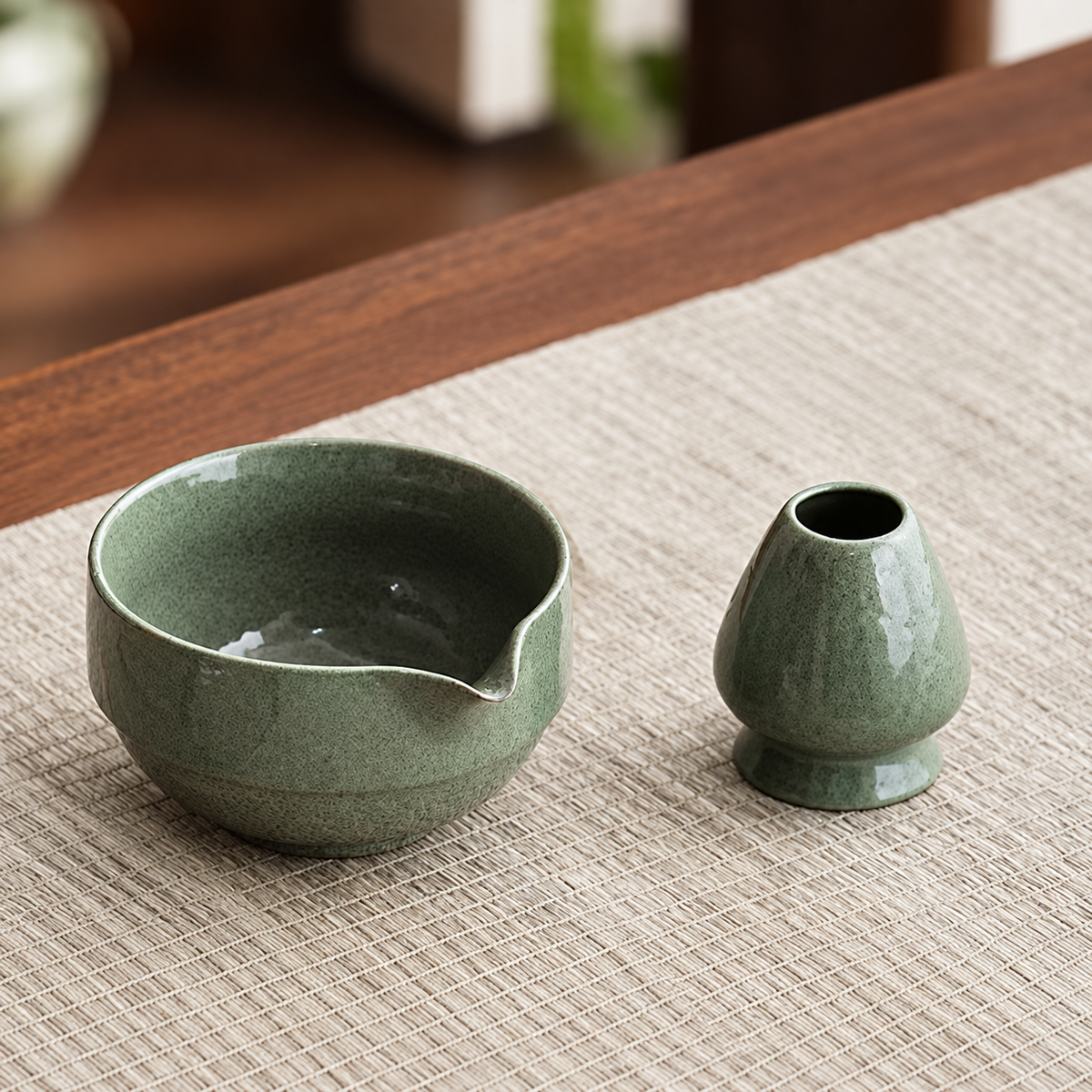 Pine Green — Bowl & Whisk Stand