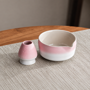 Pink & White — Bowl & Whisk Stand