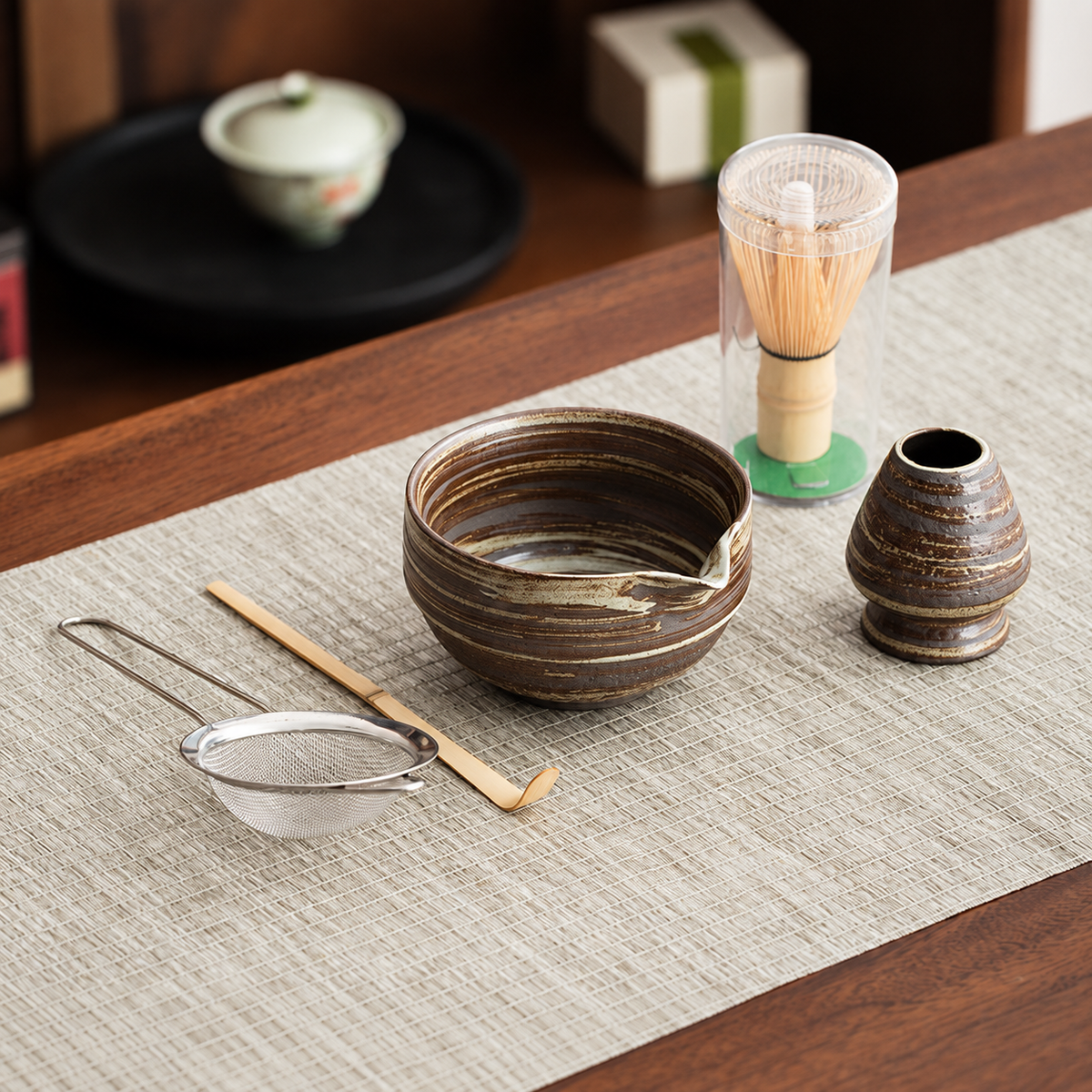 Bronze Rings — Five-Piece Set