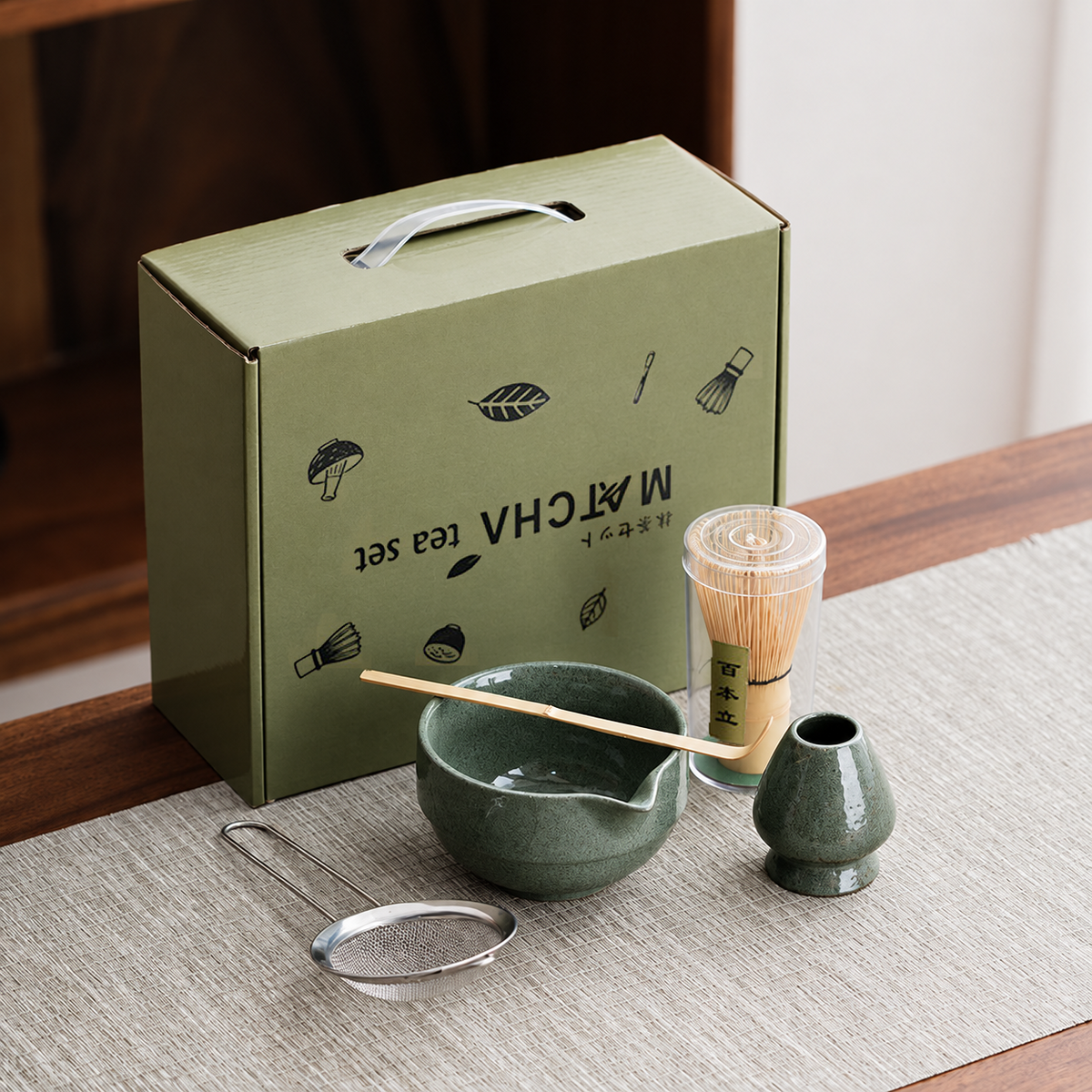 Pine Green — Five-Piece Set / Supplier Box Option
