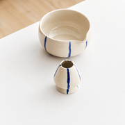 Striped — Rounded Bowl & Stand