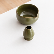 Deep Green — Bowl & Stand