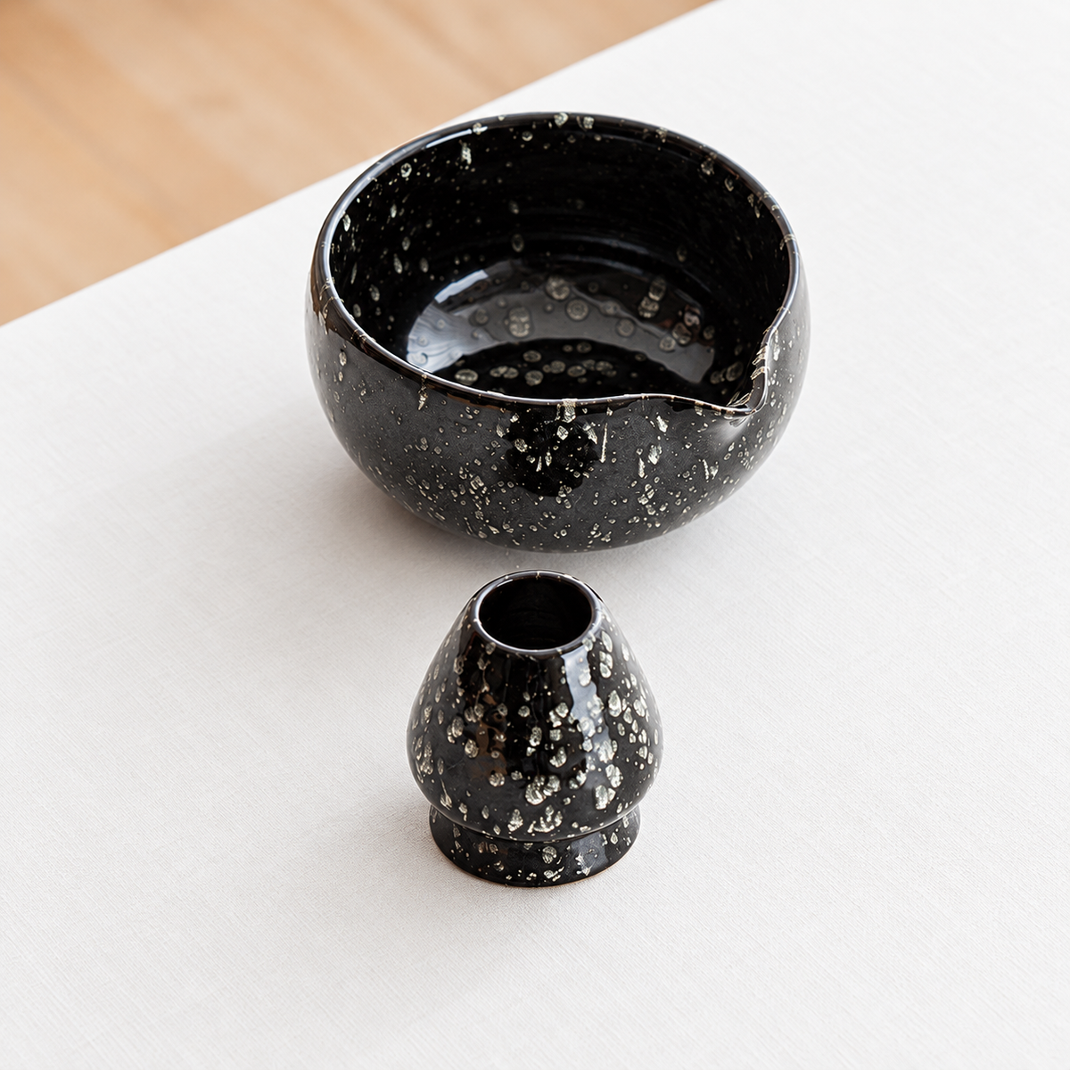 Black — Bowl & Stand