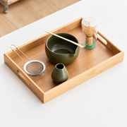 Deep Green — Six-Piece Set with Bamboo Tray