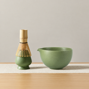 Deep Green — Bowl, Whisk & Stand