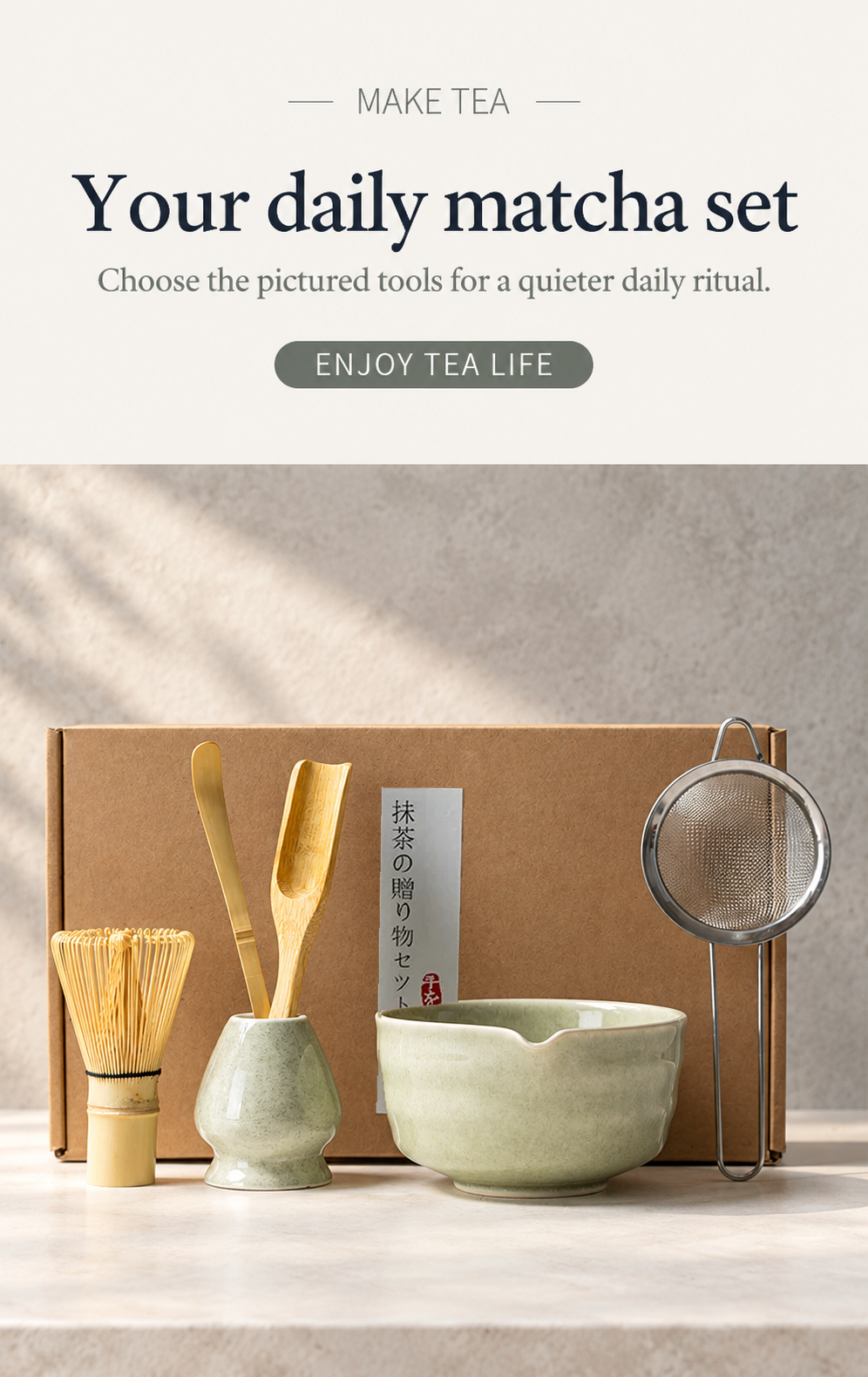 Your daily matcha set