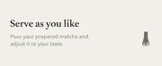 Serve as you like