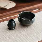 Dark Glaze — Bowl & Whisk Stand