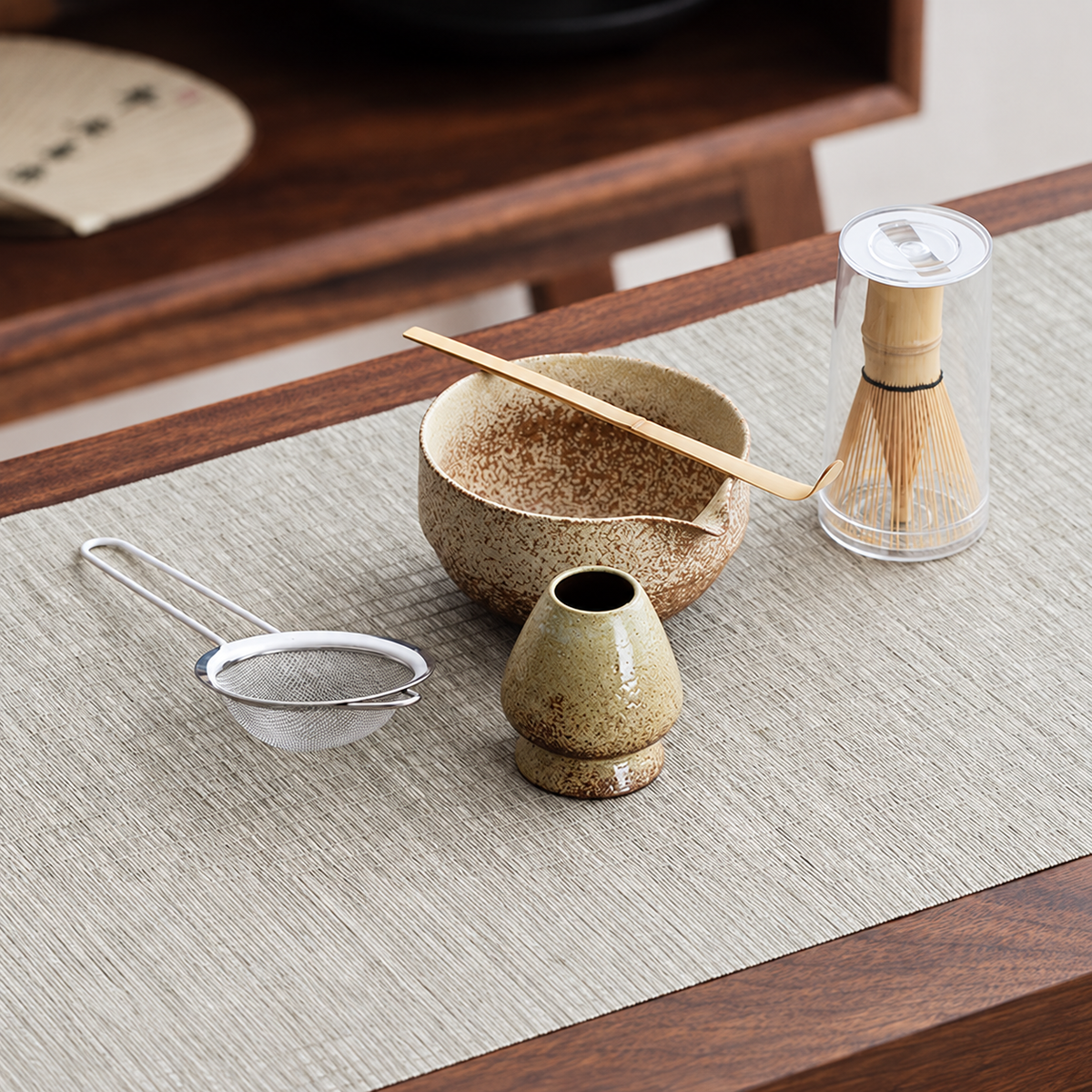 Apricot Speckle — Five-Piece Set