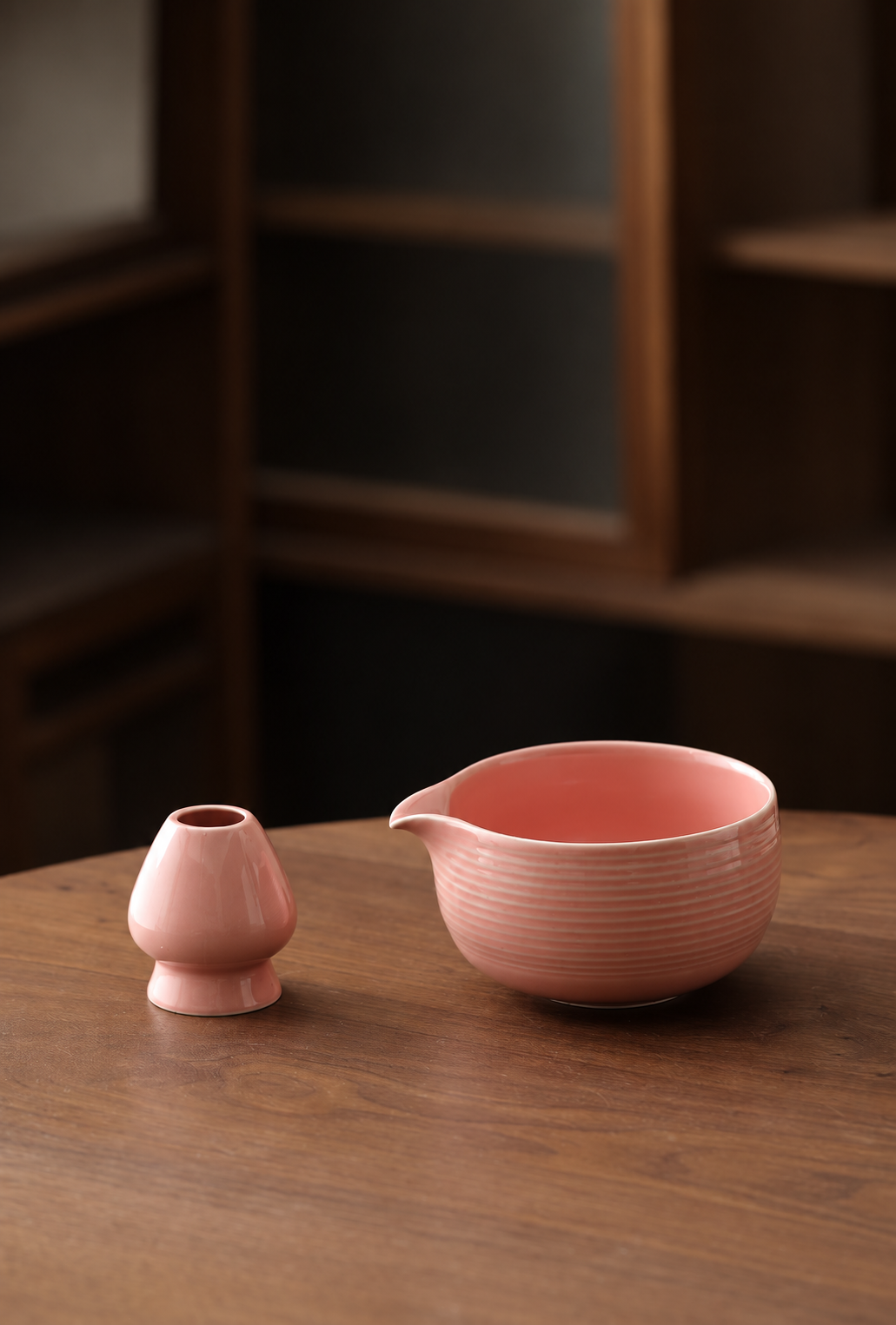 Pink, in profile
